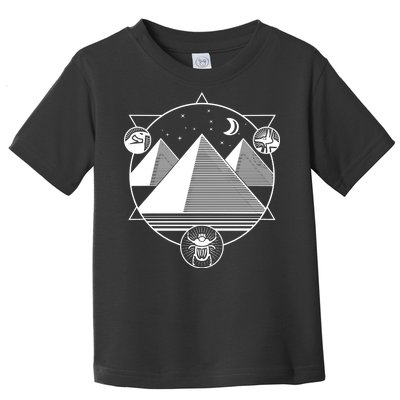 Egyptian Pyramids Emblem Toddler T-Shirt