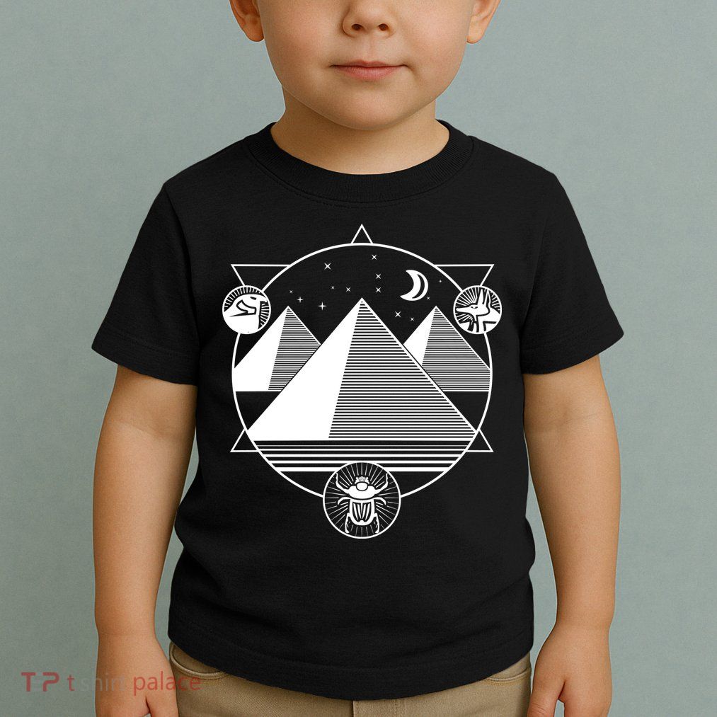 Egyptian Pyramids Emblem Toddler T-Shirt