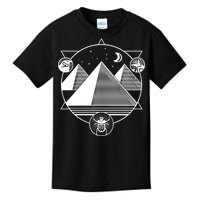 Egyptian Pyramids Emblem Kids T-Shirt