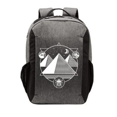 Egyptian Pyramids Emblem Vector Backpack