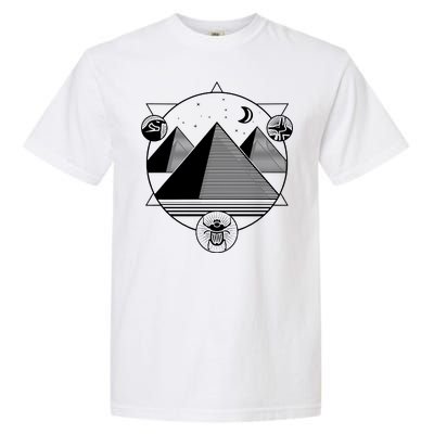 Egyptian Pyramids Emblem Garment-Dyed Heavyweight T-Shirt