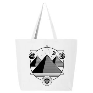 Egyptian Pyramids Emblem 25L Jumbo Tote