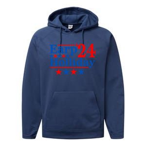 Earp Holliday 2024 Political Parody Performance Fleece Hoodie