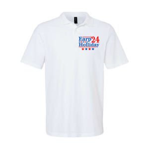 Earp Holliday 2024 Political Parody Softstyle Adult Sport Polo