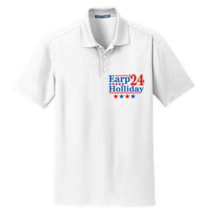 Earp Holliday 2024 Political Parody Dry Zone Grid Polo