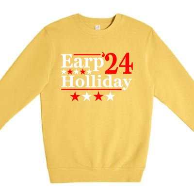 Earp Holliday 2024 Political Parody Premium Crewneck Sweatshirt