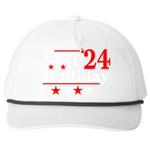 Earp Holliday 2024 Political Parody Snapback Five-Panel Rope Hat