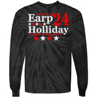 Earp Holliday 2024 Political Parody Tie-Dye Long Sleeve Shirt