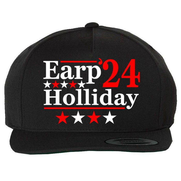 Earp Holliday 2024 Political Parody Wool Snapback Cap