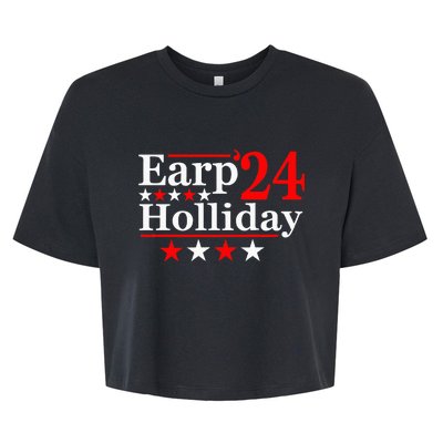 Earp Holliday 2024 Political Parody Bella+Canvas Jersey Crop Tee