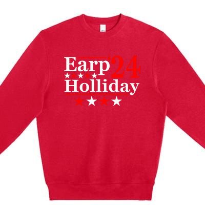 Earp Holliday 2024 Political Parody Premium Crewneck Sweatshirt