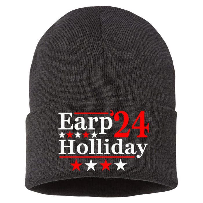 Earp Holliday 2024 Political Parody Sustainable Knit Beanie