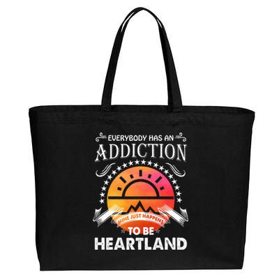 Everyone Has An Addiction Mine Just Happened To Be Heartland Cotton Canvas Jumbo Tote