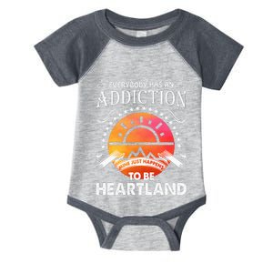 Everyone Has An Addiction Mine Just Happened To Be Heartland Infant Baby Jersey Bodysuit