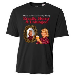 Erratic Horny And Unhinged Cooling Performance Crew T-Shirt