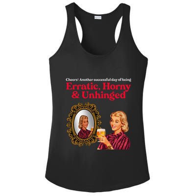 Erratic Horny And Unhinged Ladies PosiCharge Competitor Racerback Tank