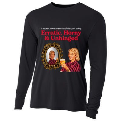 Erratic Horny And Unhinged Cooling Performance Long Sleeve Crew