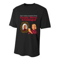 Erratic Horny And Unhinged Youth Performance Sprint T-Shirt