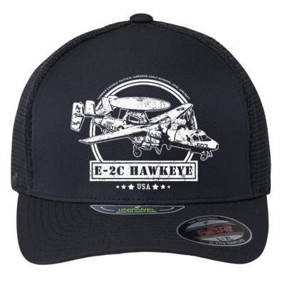 E2 Hawkeye Aircraft Flexfit Unipanel Trucker Cap