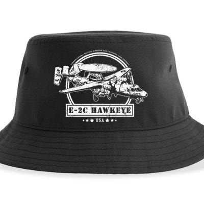 E2 Hawkeye Aircraft Sustainable Bucket Hat