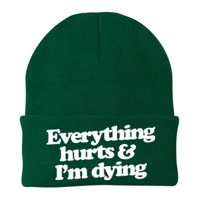 Everything Hurts And I'm Dying Knit Cap Winter Beanie