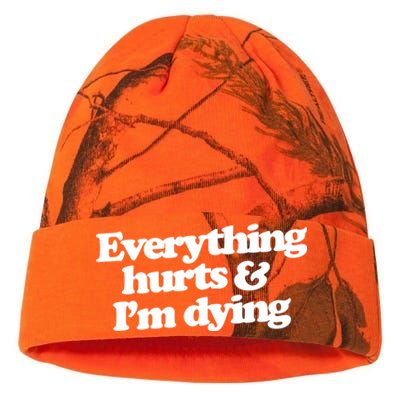 Everything Hurts And I'm Dying Kati Licensed 12" Camo Beanie