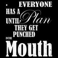 Everyone Has A Plan Until They Get Punched In The Mouth City Backpack