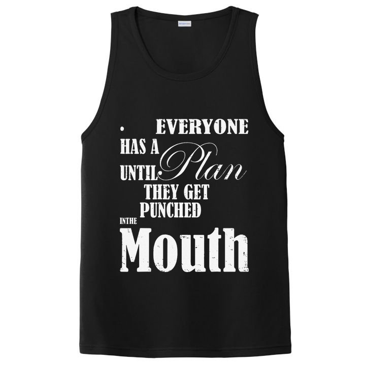 Everyone Has A Plan Until They Get Punched In The Mouth PosiCharge Competitor Tank