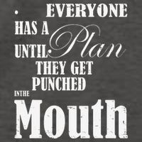 Everyone Has A Plan Until They Get Punched In The Mouth Vector Backpack