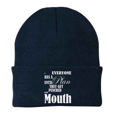 Everyone Has A Plan Until They Get Punched In The Mouth Beanie