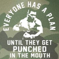 Everyone Has A Plan Until They Get Punched In The Mouth Legacy Tie Dye Trucker Hat