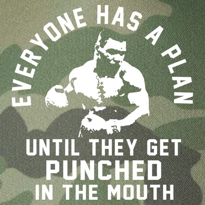 Everyone Has A Plan Until They Get Punched In The Mouth Legacy Tie Dye Trucker Hat