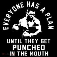 Everyone Has A Plan Until They Get Punched In The Mouth T-Shirt
