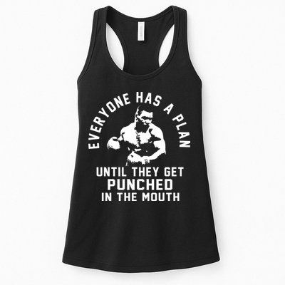 Everyone Has A Plan Until They Get Punched In The Mouth Womens Tank Top
