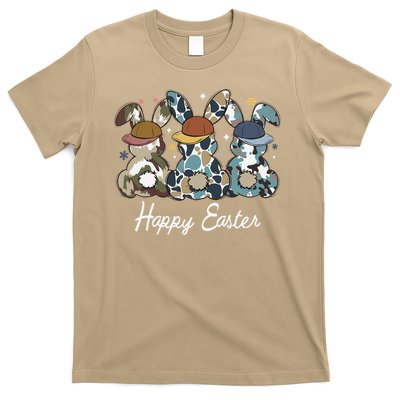Egg Hunter Bunny Camo Hunter Bunny Happy Easter T-Shirt