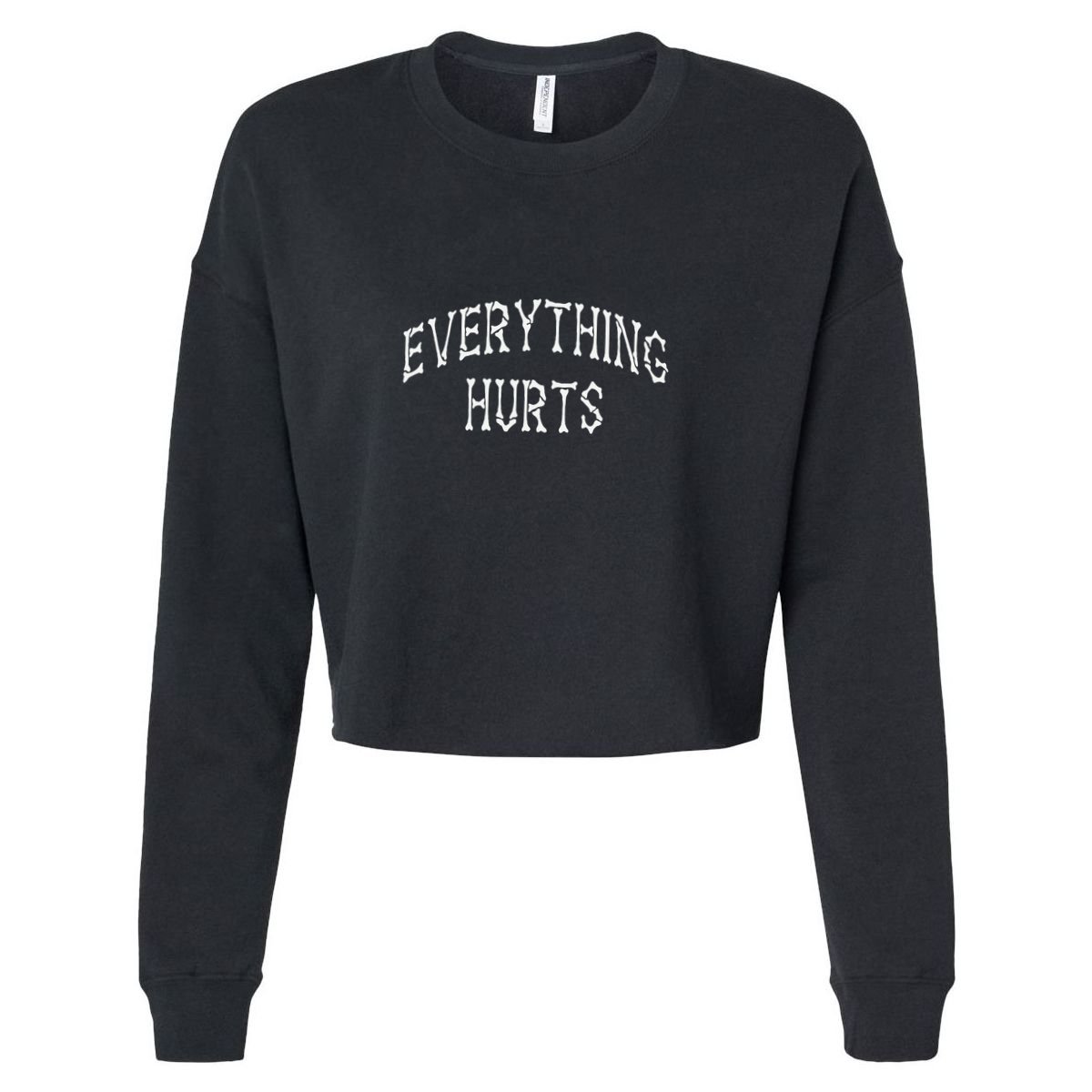 Everything Hurts Bone Letters Apron