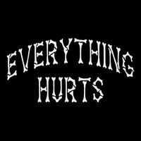 Everything Hurts Bone Letters 16 in Basic Backpack