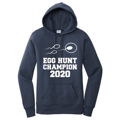 Egg Hunt Champion Pregnancy Announcet Easter Dad Funny Gift Women's Pullover Hoodie