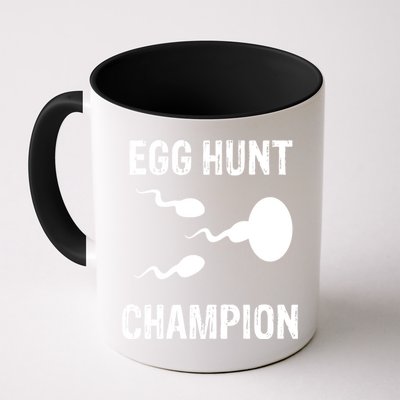 Egg Hunt Champion Funny Dad Easter Pregnancy Announcet Gift Mug