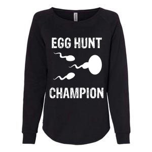 Egg Hunt Champion Funny Dad Easter Pregnancy Announcet Gift Womens California Wash Sweatshirt