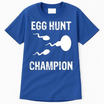 Egg Hunt Champion Funny Dad Easter Pregnancy Announcet Gift Tall T-Shirt