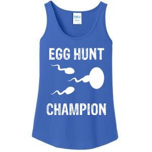 Egg Hunt Champion Funny Dad Easter Pregnancy Announcet Gift Ladies Essential Tank