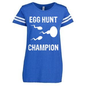 Egg Hunt Champion Funny Dad Easter Pregnancy Announcet Gift Enza Ladies Jersey Football T-Shirt