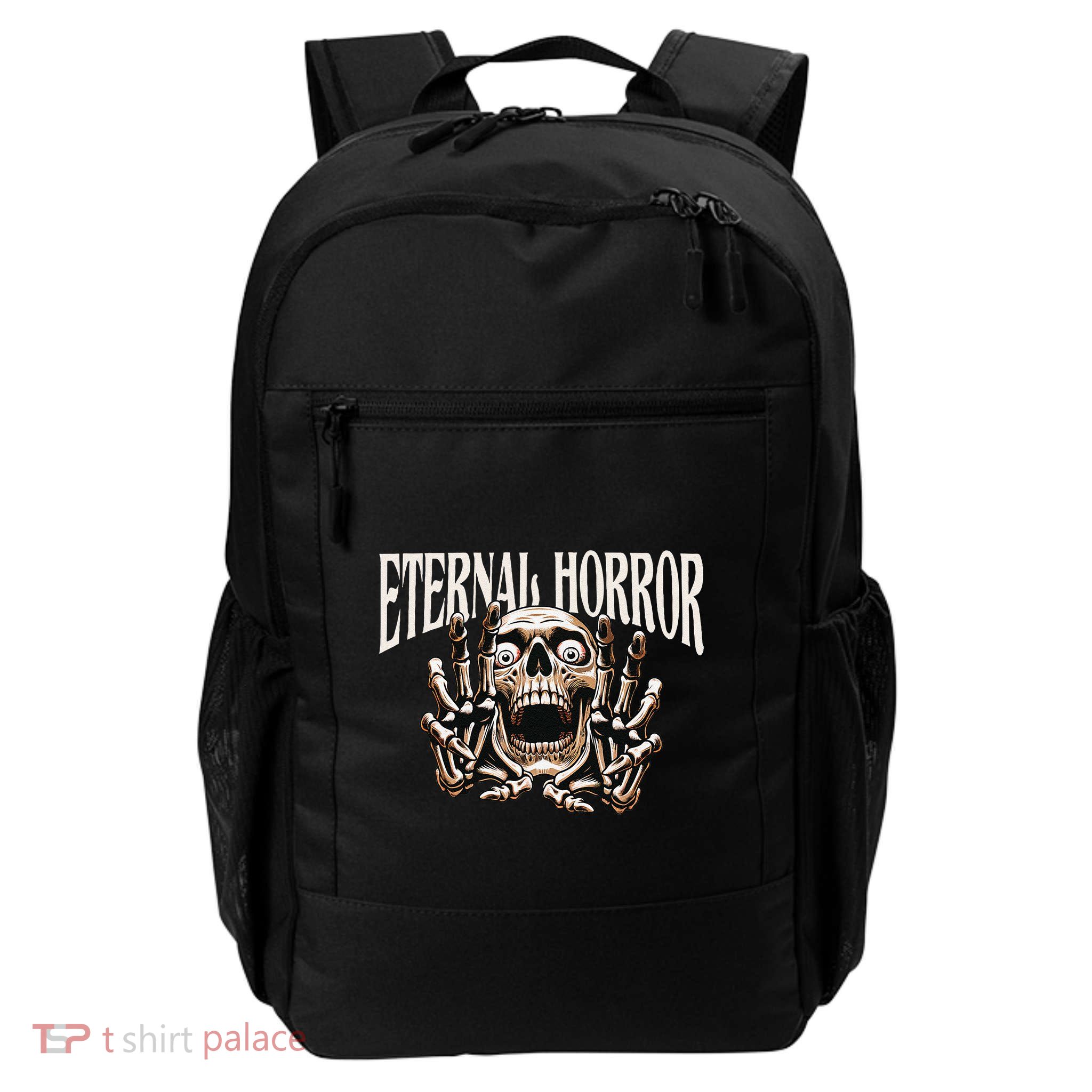 Eternal Horror Creepy Skeleton Screaming Horror Dark Art Daily Commute Backpack