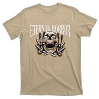 Eternal Horror Creepy Skeleton Screaming Horror Dark Art T-Shirt