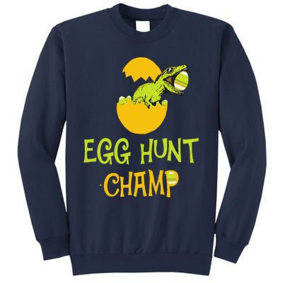 Egg Hunt Champ Funny Easter Dinosaur Gift Sweatshirt