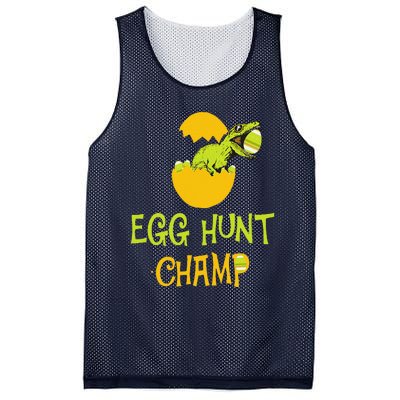 Egg Hunt Champ Funny Easter Dinosaur Gift Mesh Reversible Basketball Jersey Tank