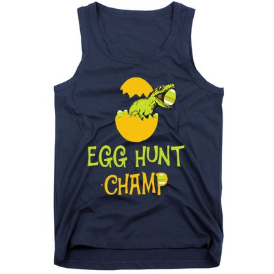 Egg Hunt Champ Funny Easter Dinosaur Gift Tank Top