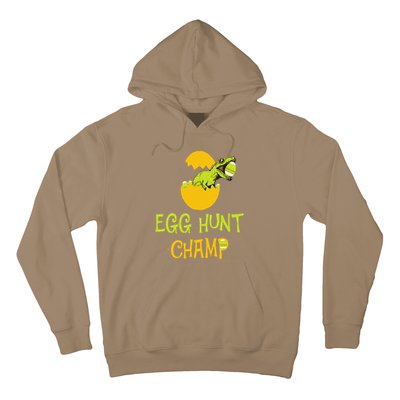 Egg Hunt Champ Funny Easter Dinosaur Gift Hoodie