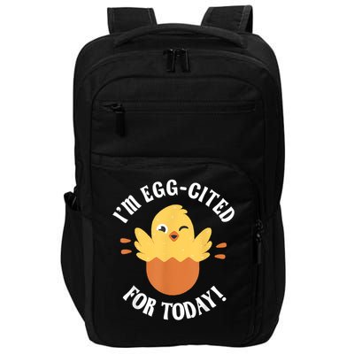 Egg-Cited Hatching Chick Design Funny Easter Chicks Impact Tech Backpack